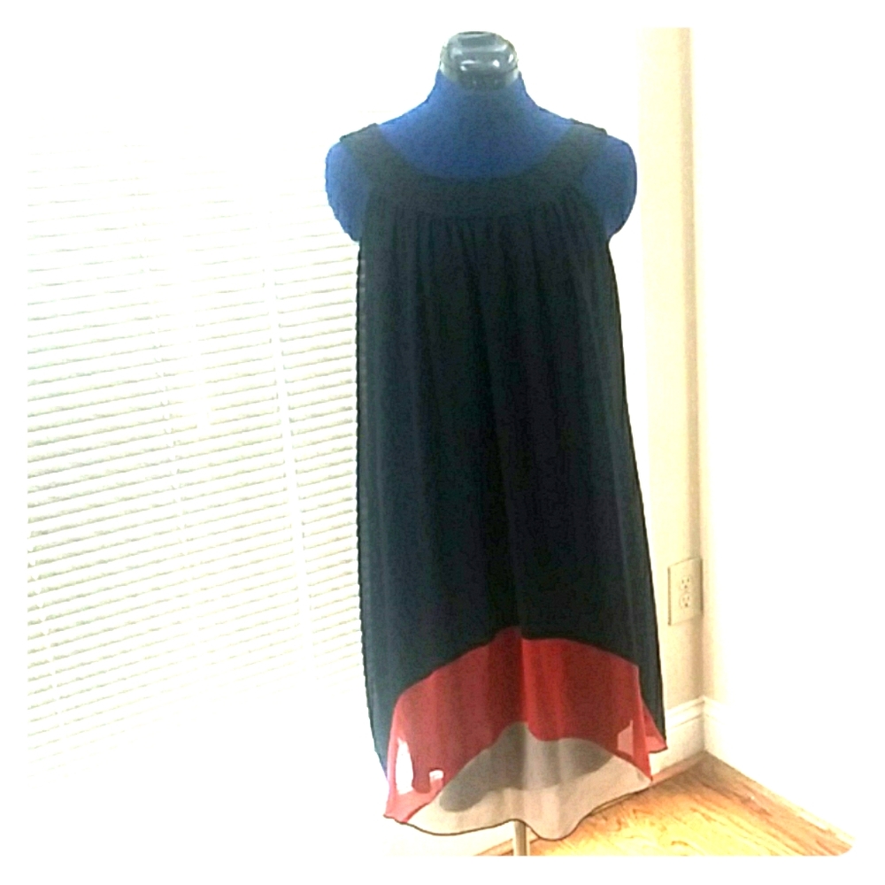 Enfocus Studio, Multi-Color Flowy Dress, Size 12